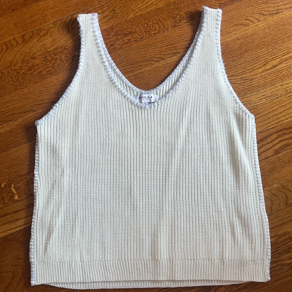 Gilli V-Neck Tank Sweater | Coast Grandmother 🐟